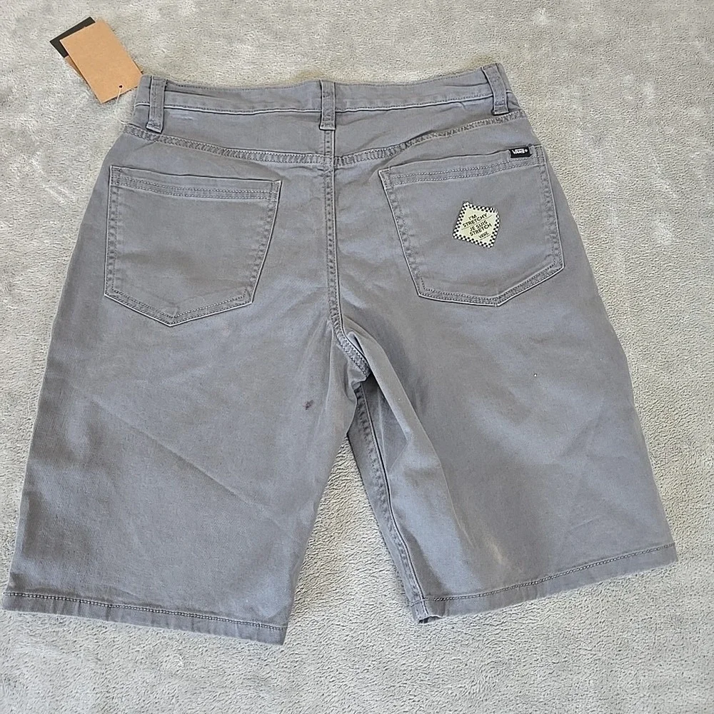 Vans Cooper Shorts Mens 28 Gray Stretch Skate Streetwear Grunge Casual Normcore‎